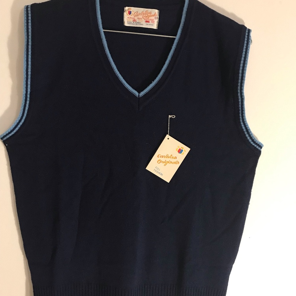 Blue vest nwt